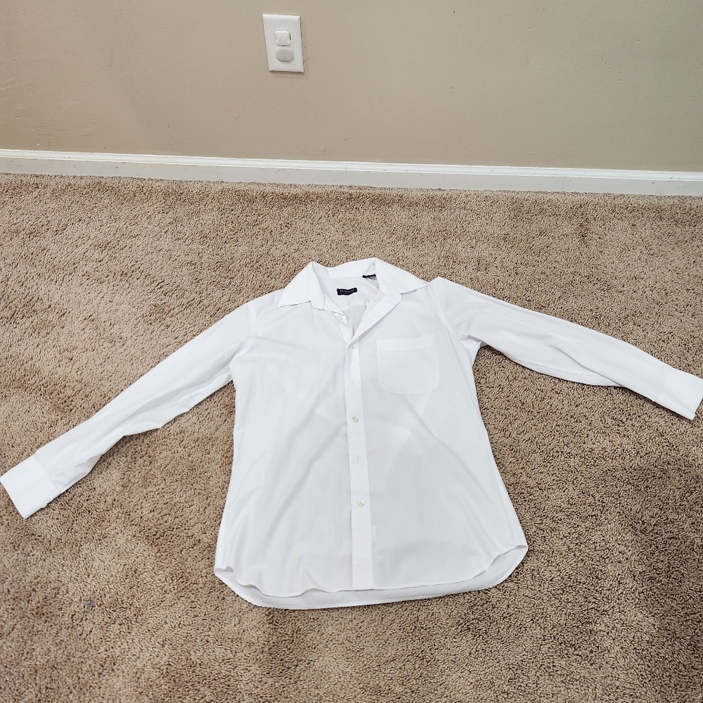 Men's white button down 15.5